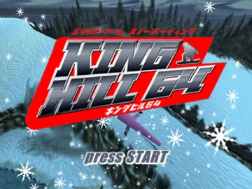 King Hill 64 - Extreme Snowboarding (Japan) screen shot title